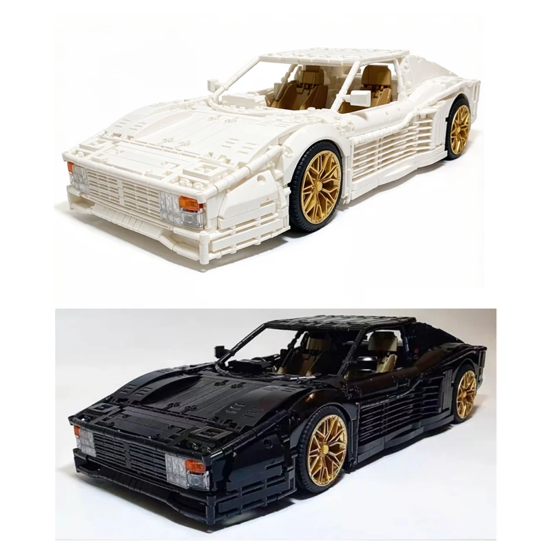

MOC-98925 Super Sports Car 1:8 Scale Building Block Toy Racing Car Model 3738 Pieces Children's Christmas Gift New Year Toy