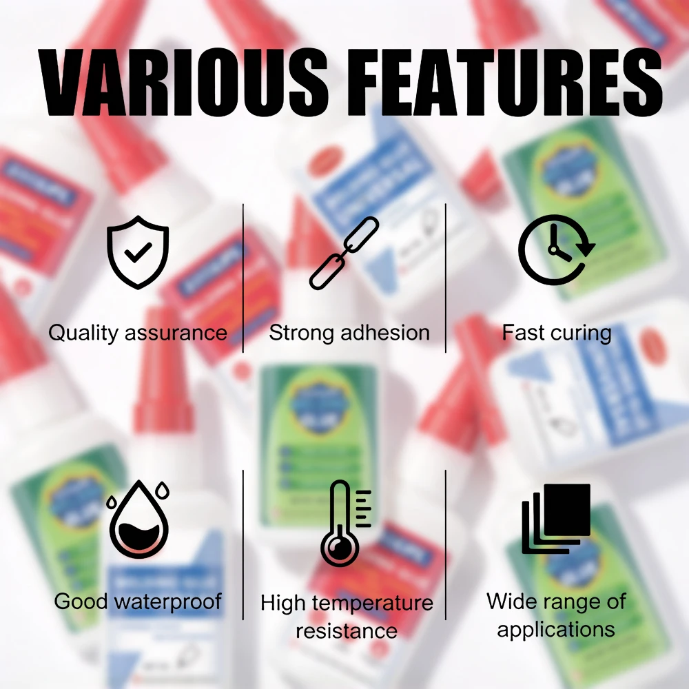 Welding Glue Universal Super Strong Quick Drying High Strength Transparent Adhesive for Metal Plastic Wood Ceramic Glass Repair