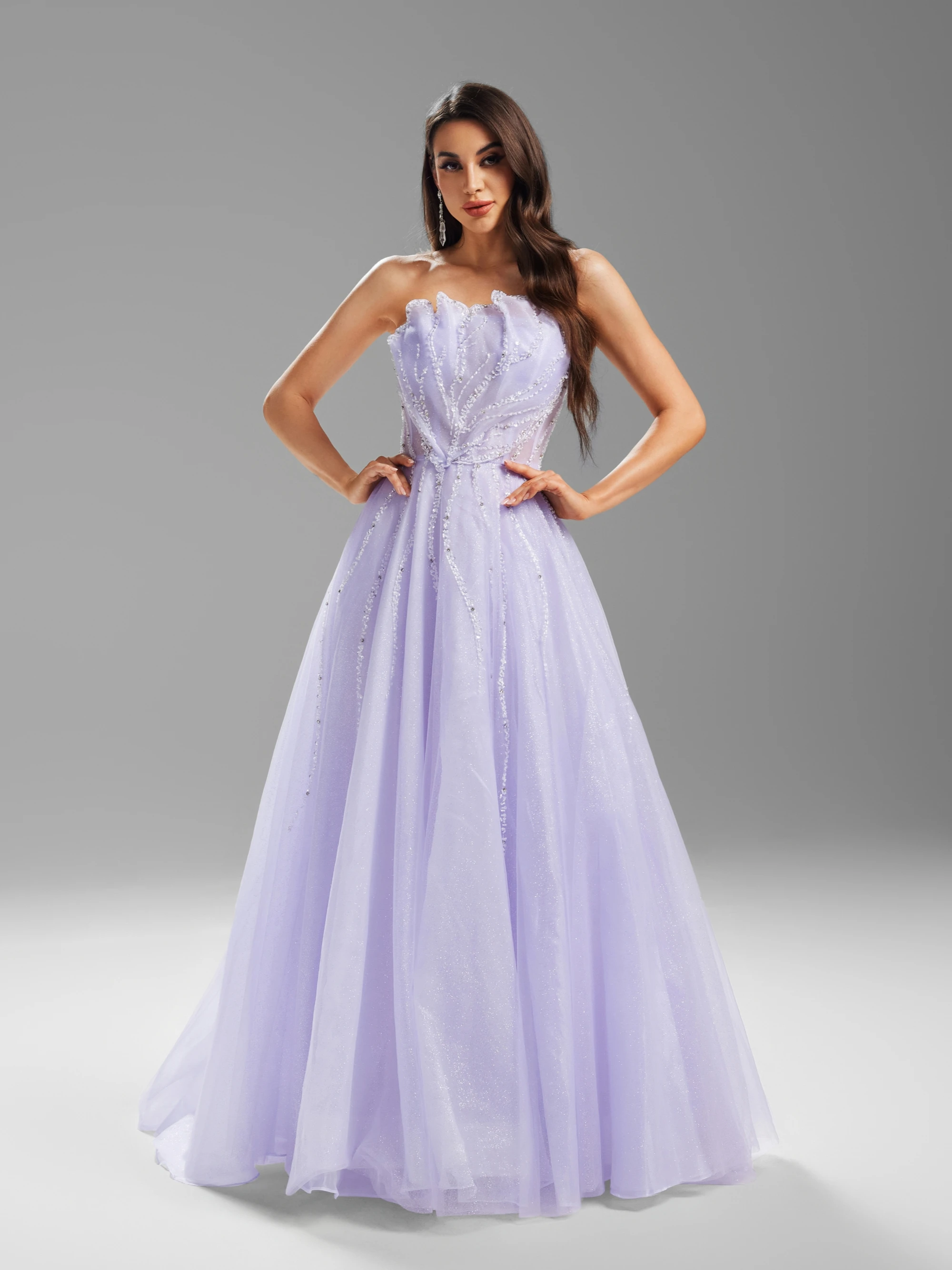 فساتين سهرة طويلة للنساء ، الطيات ذات الكالوب ، فساتين رسمية في دبي ، أرجواني ، حفل زفاف ، بيع الأسهم