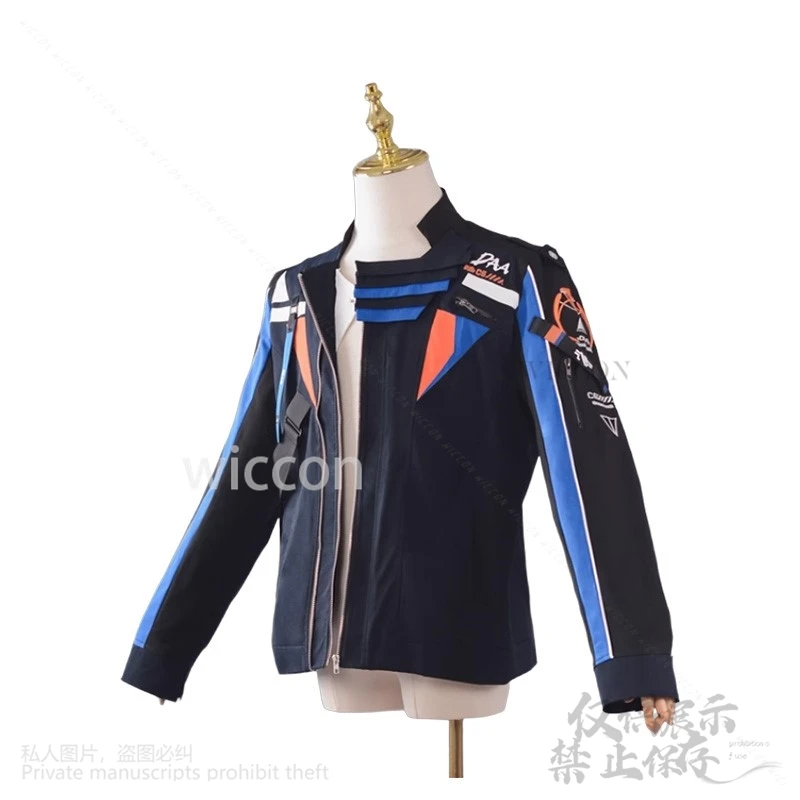 Caleb Xia Yizhou Anime Game Cosplay Costume pour Homme, Amour et Espace Profond, Veste, Perruques, Halloween, Noël, Roleplay Personnalisé