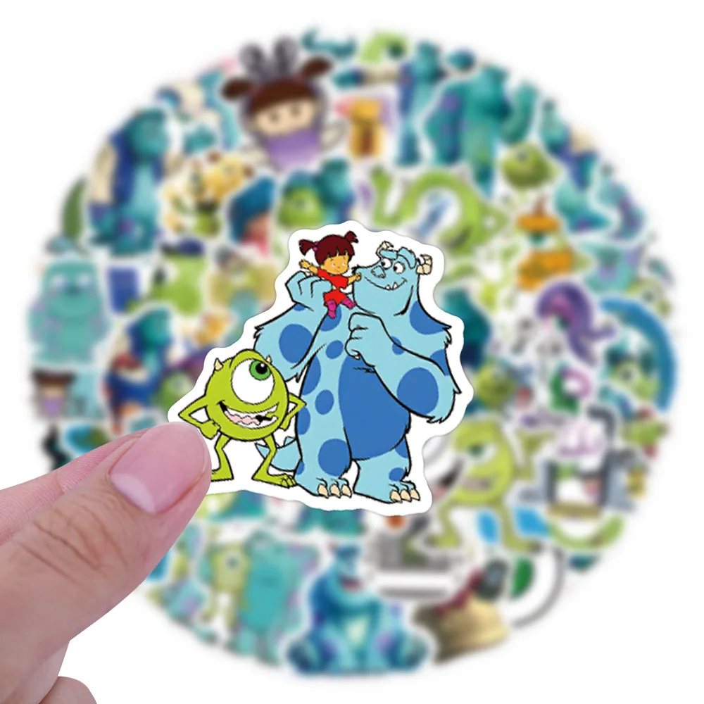 

60PCS Cute Cartoon Monsters Inc Funny Cute Graffiti Stickers Waterproof Decal Toy DIY Water Cup Stationery Box Luggage Desk