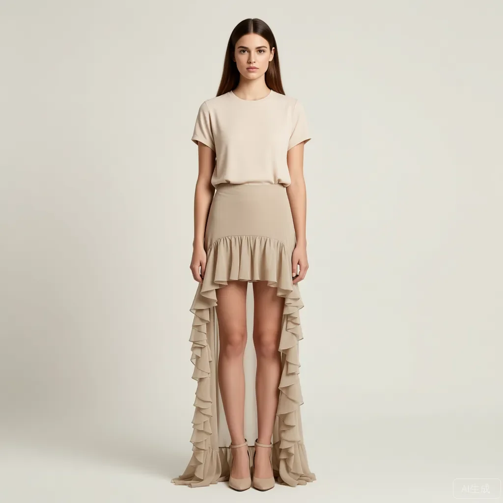 

2026 Summer Lazy Style High‑Waist A‑Line Skirt Vintage Versatile Design Slim for Pear‑Shaped Plus‑Size Casual Office & Party