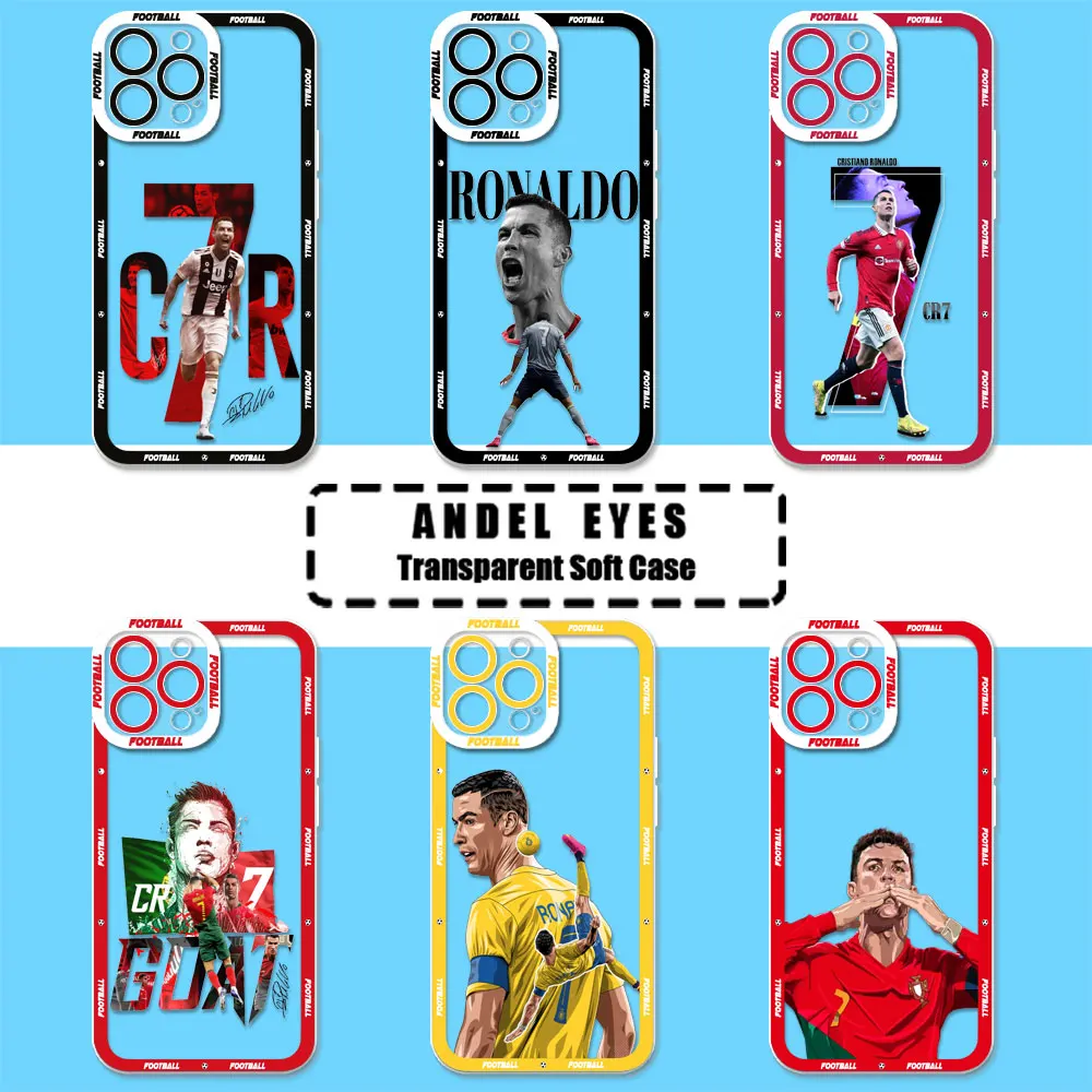 

Mr Football C-cR7-R-Ronaldos Phone Case For OPPO Reno 12 12F 11 11F 10 8 Pro Plus 8T 7 7Z 6 6Z 5 4 2F 5G Transparent Soft Cover