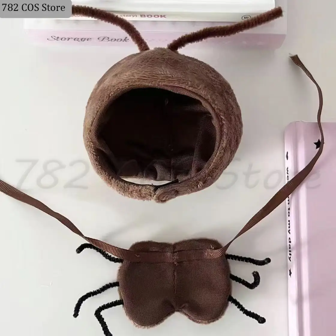 Kakkerlak Cosplay Outfit voor 10 cm Idool Katoenen Pop Grappige Ster Pop Kleding Set Creatieve Pop Dress Up Pak DIY poppen Accessoires