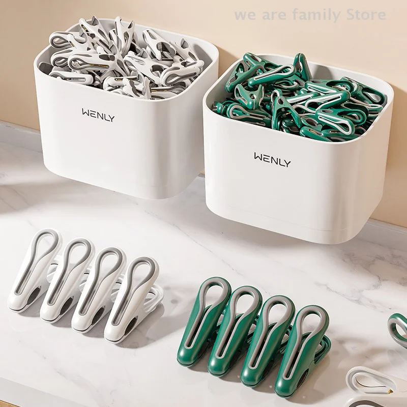 

12Pcs Clothes Pegs Dry Quilt Single Clothespins Household Cotton Quilt Hanger Fixed Large Windproof Clip Clothe Folder Organizer