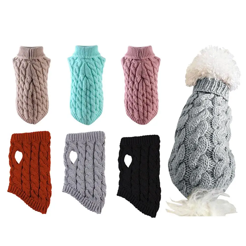 Gestrickte Kleidung für Hunde, Chihuahua-Pullover für kleine Hunde, Winterkleidung für Sphynx-Katzen, Hunde-Pullover für Yorkies, warme Hunde-Kleidung. – Detail 11