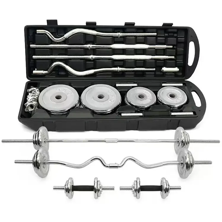 2026 50kg Painting Dumbbells Set Cast Iron Dumbbell Set with casepromote sales