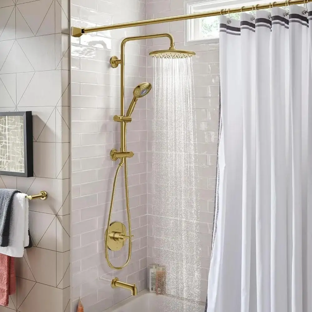 Shower System 102907GN00  Retrofit Shower System, Brushed  four-function hand shower, 24-in.