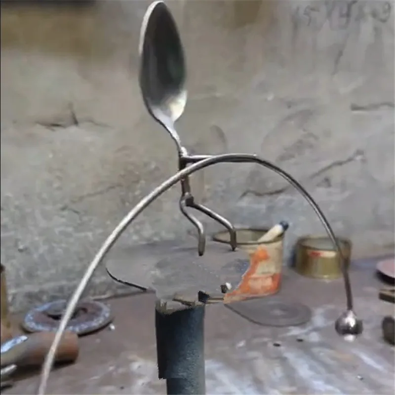 

Fishing Sculpture Ornament Arty Kinetic Fishing Model Artistic Sculpture Balance Decor for Home Habitat Angler Embellishment