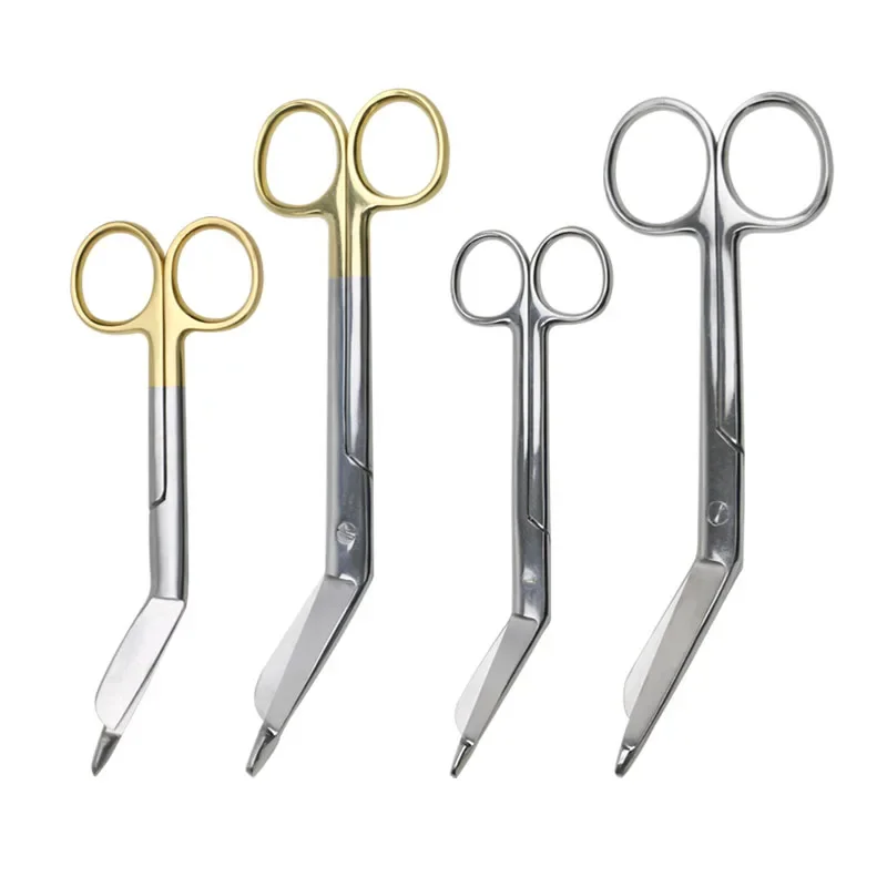 

GREATLH 14cm/18cm Nursing Lister Bandage Gauze Scissors Nursing Scissors Orthopedic Surgery Instrument pet