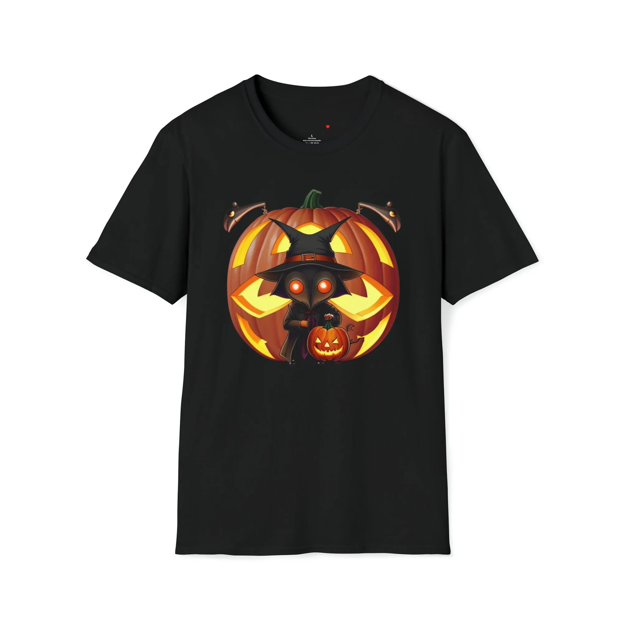 Camiseta personalizada Kawaii Chibi, Doctor Plague Sick, Halloween, calabaza escalofriante para él, ella, arte generado por Ia, Softstyle