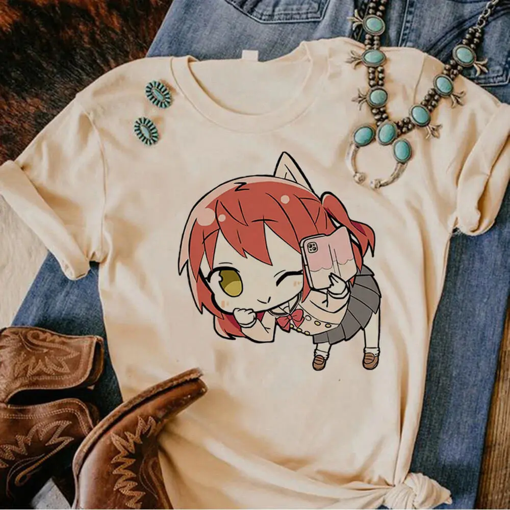 

Футболка Bocchi the Rock женская уличная одежда Y2k Digital Классическая рубашка Punk Digital Y2k Винтаж