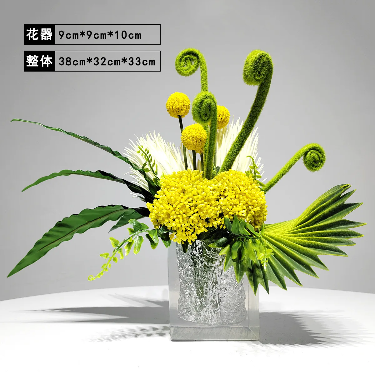 Modern Artificial Flower Arrangements Faux Flowers and Plants for Conference Tables,dining Tables Bathroom Counter Decorations.