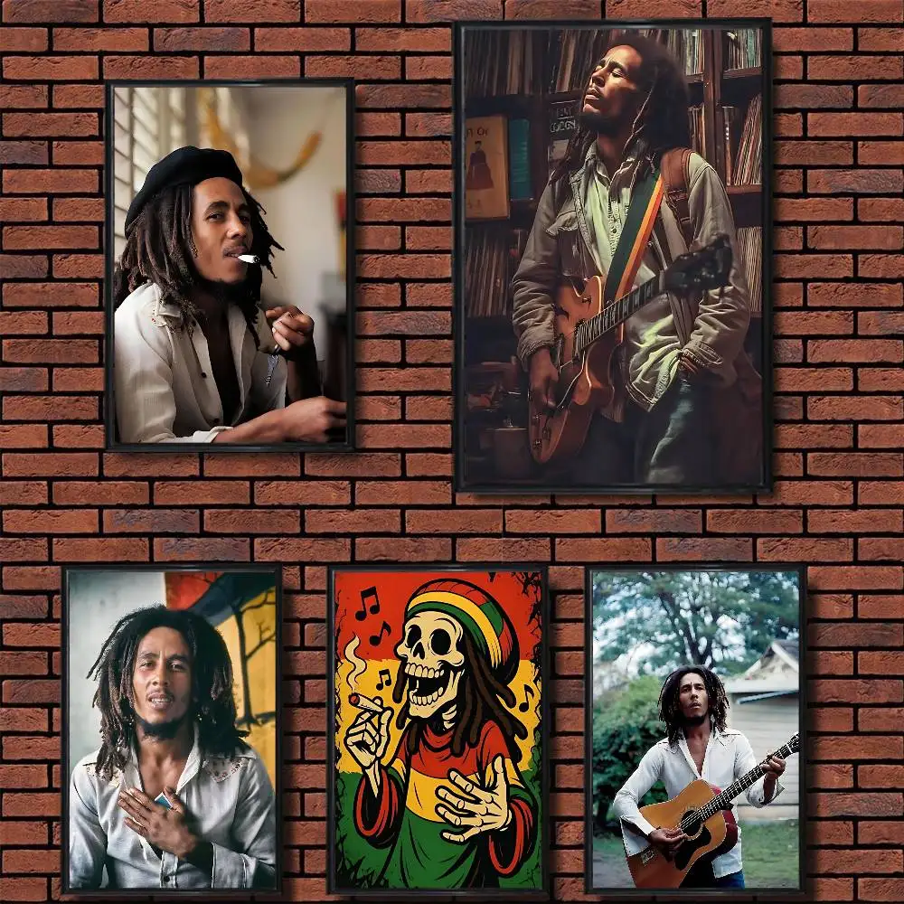 

Rastaman Vibration Bob Marley Wall Art Anime Canvas Painting Poster For Living Room Decoration Picture Home Decor
