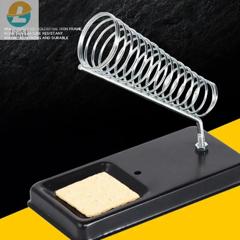 1PC Electric Soldering Iron Stand Holder with Welding Cleaning Sponge Pad Generic High Temperature Resistance Welding Accessorie