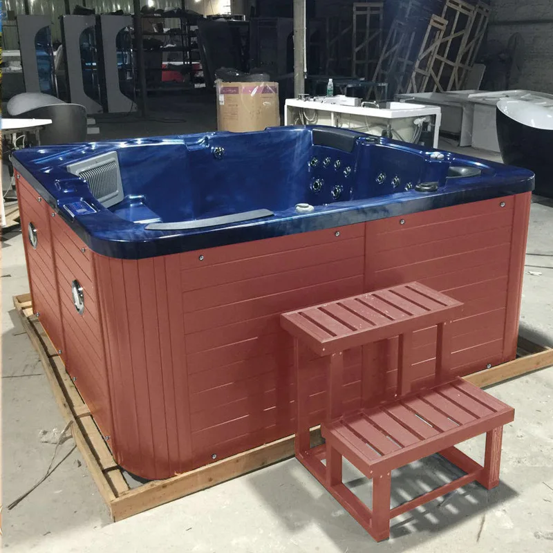 Modern Freestanding Outdoor Whirlpool Hot Tub Spa Bath Bathtub Accessory for Hotel Application