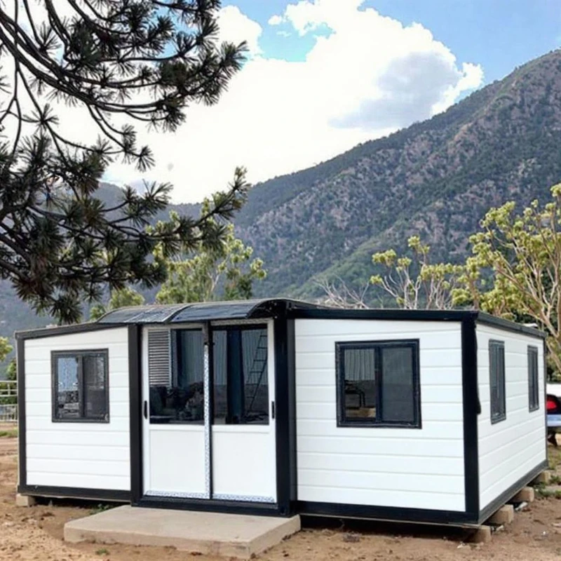 Factory Price Expandable Container House Luxury House Mobile Tiny House 20ft 40ft Folding Room Summerhouses Homestay Sunroom