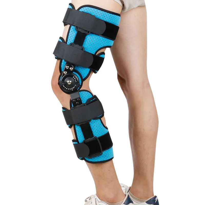 New Model Orthopedic Support Stabilizer After Surgery Adjustable Hinged Knee Brace Knee Joint Fixation Stretcher