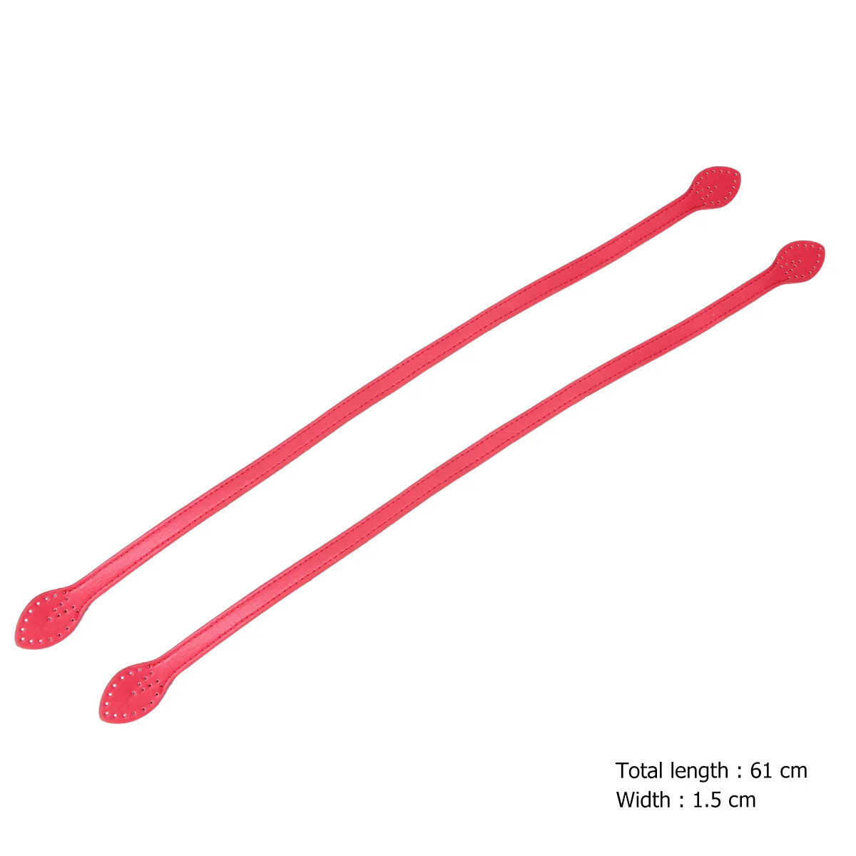 

2pcs Imitation Bag Handles Durable Handbag Strap Replacement Red Diy Shoulder Strap For Women Bag Accessories Handbag