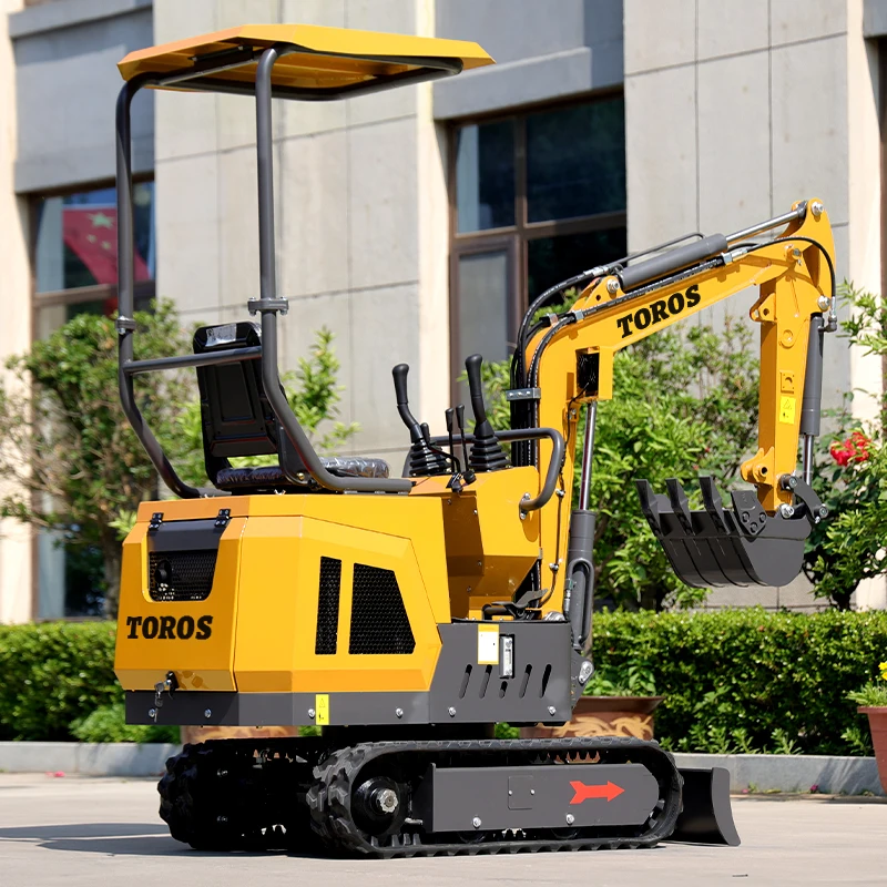 Factory Directly Sale 1Ton Small Mini Excavator High Quality Mini Digger For Garden Crawler Small Bagger home used customized