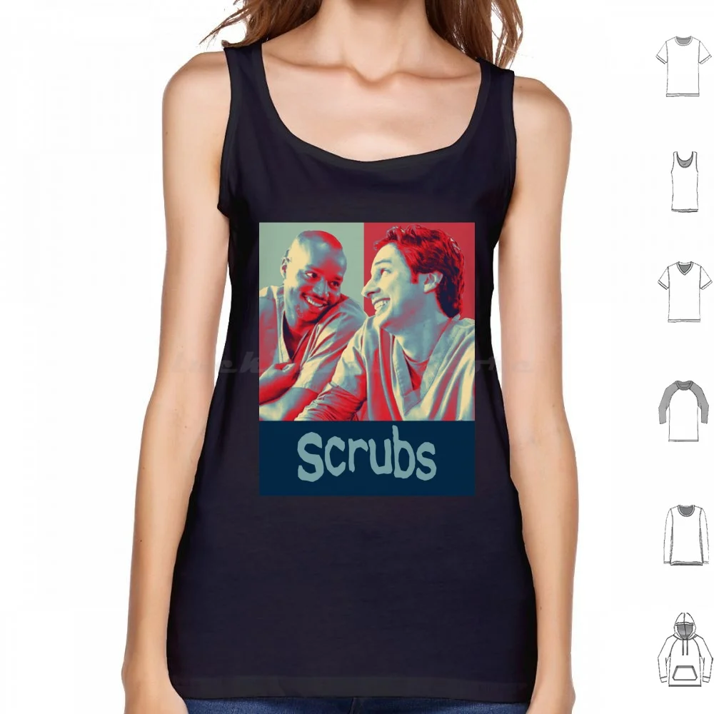 Scrubs Hope Tank Tops Vest Sleeveless Scrubs J D John Michael Dorian Tv Series Dr Cox Abc Girls Names Funny