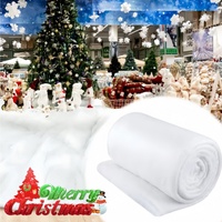 Large Fake Christmas Snow Blanket for Christmas Village Artificial Winter Snow Cover Faux Blanket Roll for Xmas Trees Craft