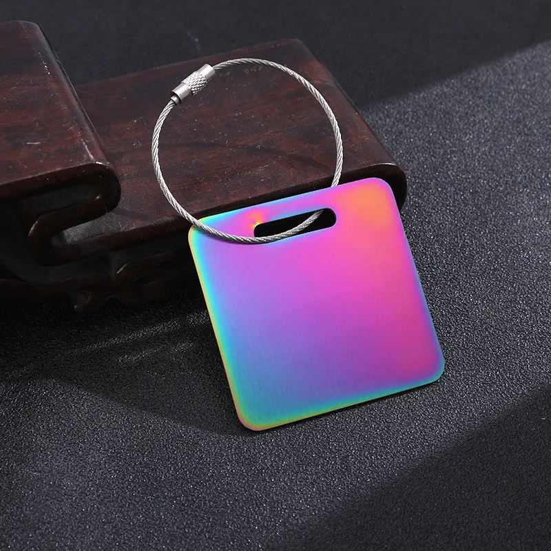 Benutzerdefinierter Text, langlebiger Gepäckanhänger, personalisierte Gravur, Rucksäcke, Koffer, perfektes Geschenk zum Valentinstag, Reisetaschenanhänger – Detail 9