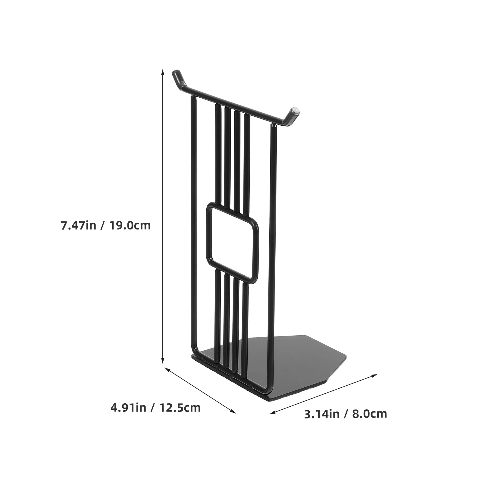 2pcs Metal Bookends Black Heavy Duty Book Stopper For Shelves Kitchen Office Library Organizing Books Dvds Files Magazines Iron