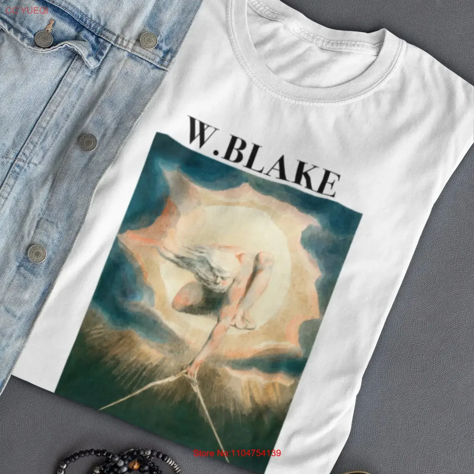 Ancient of Days T Shirt 1794 by William Blake John Keats Francisco Goya Dark Academia Romantic Era Poet British Museum vintage