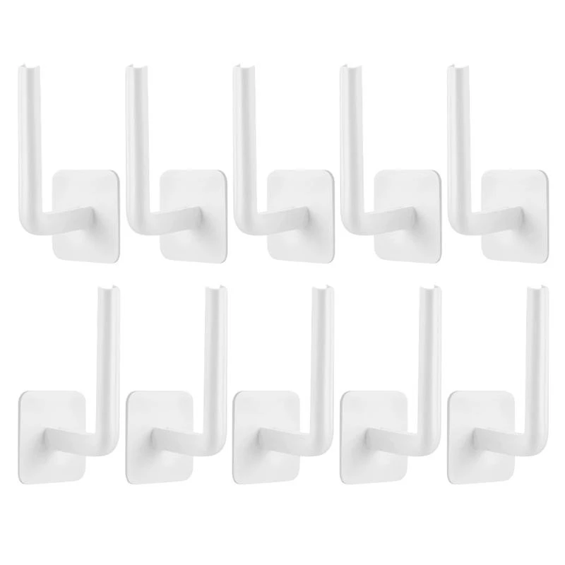 Plastic L Hat Hangers Baseball Caps Rack Hat Holder Wall Mounted Cloth Hanger Hat Racks for Wall Closet Door