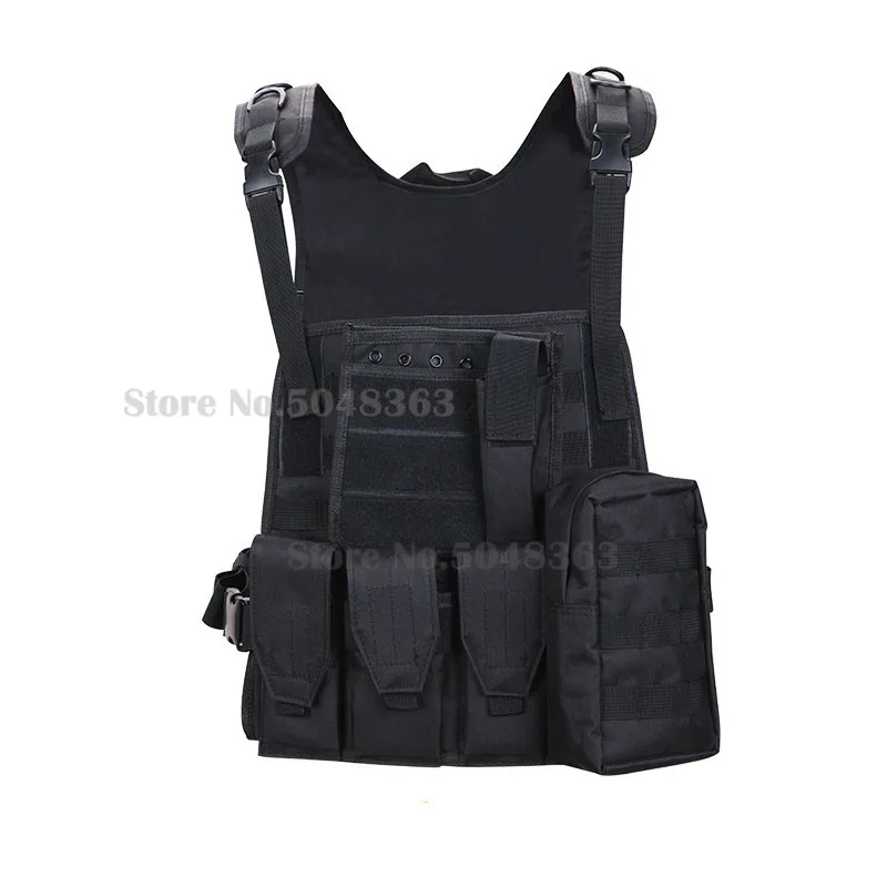 Men Tactical CS Molle Amphibious Module Vest Combat Tactical Waistcoat Oxford Waterproof Hunting Vest Hunting Clothing