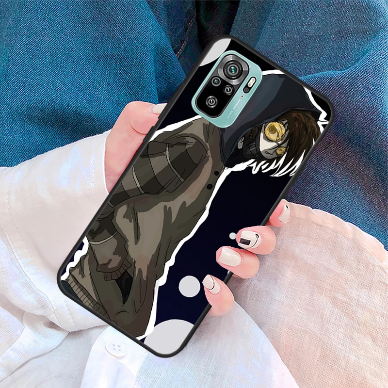Creepypasta Ticci Toby  x reader Case For Xiaomi Redmi Note 11 10 9 8 12 Pro Plus 9S 10S 11S 12S Cover For Redmi 12C 10 9 C