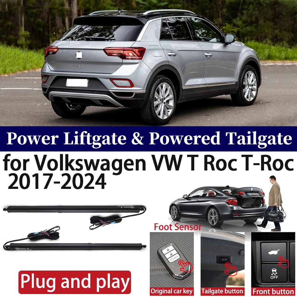 for Volkswagen VW T Roc T-Roc 2017-2024 Car Auto Power Electric Tailgate Liftgate Lift Trunk Closer System Boot Lift Motor Kit