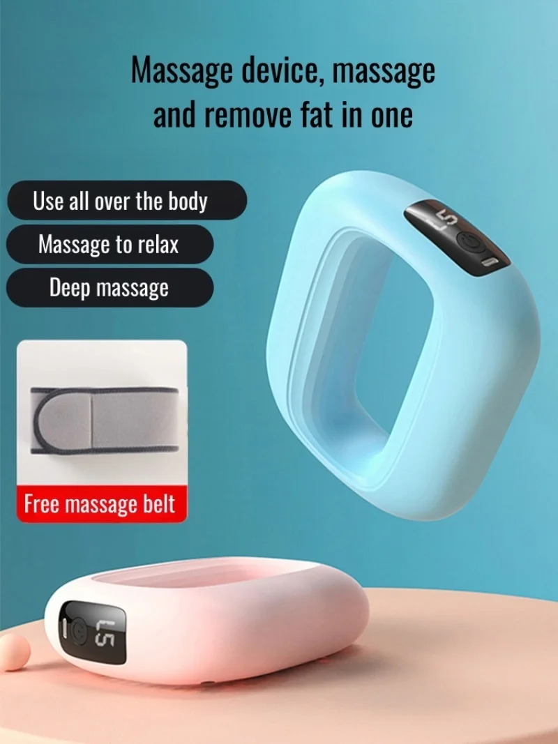 مدلك عضلات الخصر كسول ، مسدس لفافة حرق الدهون ، آلة اهتزاز ، مدلك هزاز ، حلقة اليوغا