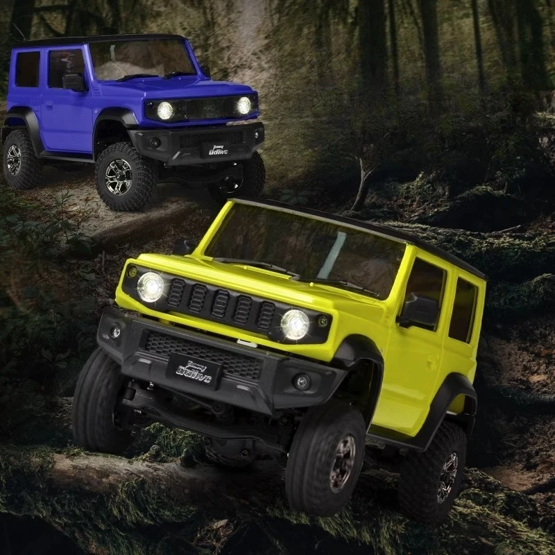 UCX2402 1/18 Remote Control Car 4X4 Crawler Simulation Reverse Gear RTR Off-Road Remote Control Car Model Children's Toy Gift