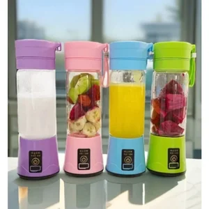 Mini portable blender for shakes and smoothies rechargeable USB 380ml Traveling Fruit Squeezer Hand Squeezer 6 Main Sales Mini Blender - №6