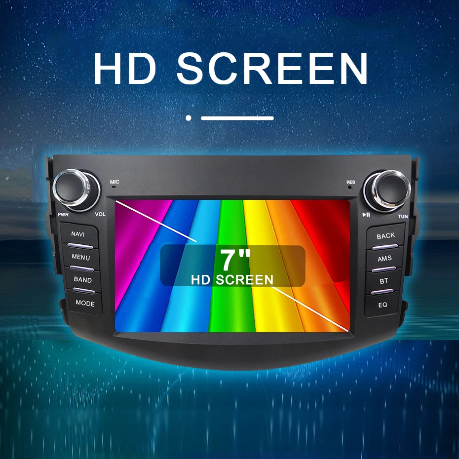 Kabelloses Carplay Android 15 Auto-Autoradio GPS-Bildschirm für Toyota RAV4 2006-2012 2din Autoradio Stereo Multimedia-Player BT 4GLTE – Detail 6