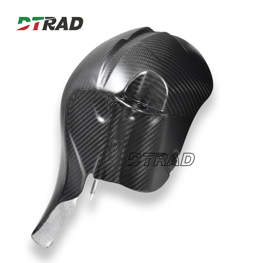 

For DUCATI Streetfighter V4 V4S V4R SP 2022-2024 Carbon Fiber Motorcycle Exhaust Cover Heat Shield Guard Protection Euro 5