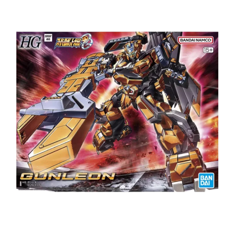 Bandai Figure HG Super Robot Taisen OG GUNLEIN Model Anime Figures Toys Collectible Gift for Children Genuine Brand New