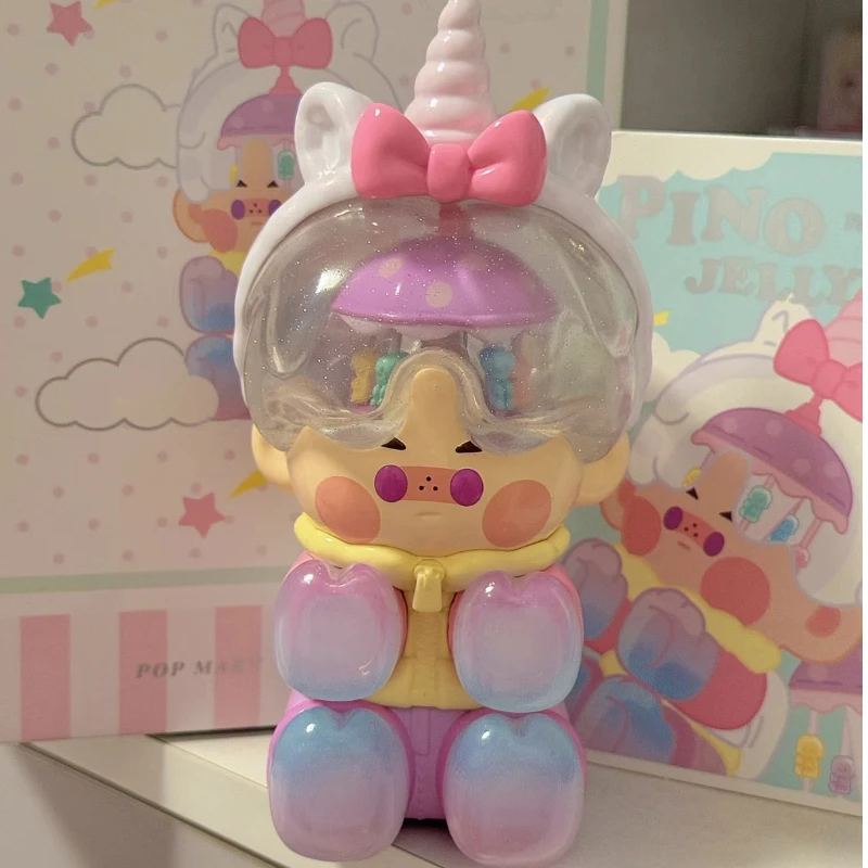 

Genuine Popmart Pino Jelly Fairyland Figure Cute Doll Kawaii Toy Desktop Ornament Valentine'S Day Gift Model Garage Kit