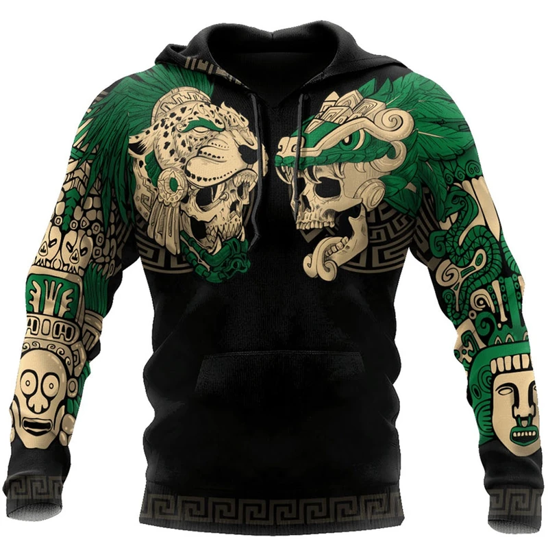 

Mexican Flag 3D Print Hoodie Men's Clothing Long Sleeve Pullover Sweatshirt Unique Graphic Streetwear Autumn Fashion Hoodies