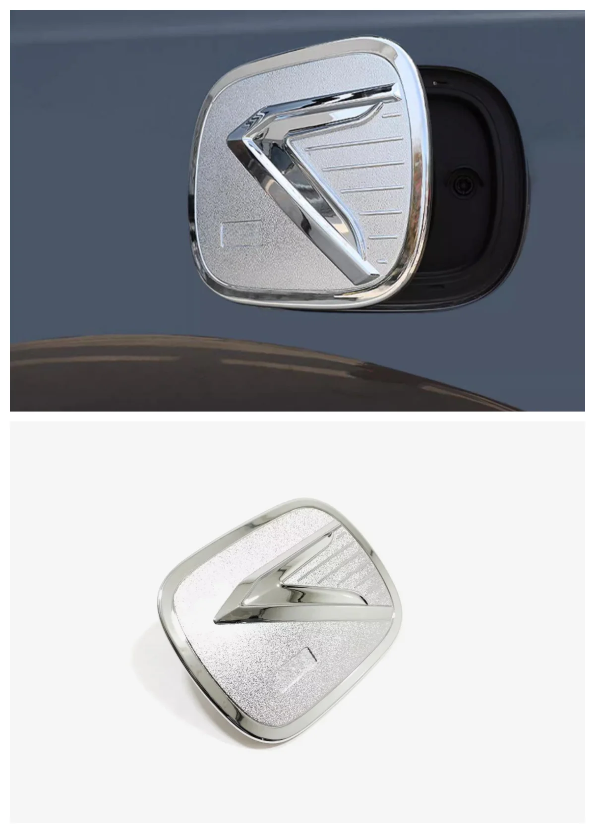 

Suitable for 2023 Li Auto L7 right fuel tank cover decorative frame left charging port cover decorative frame ABS car parts
