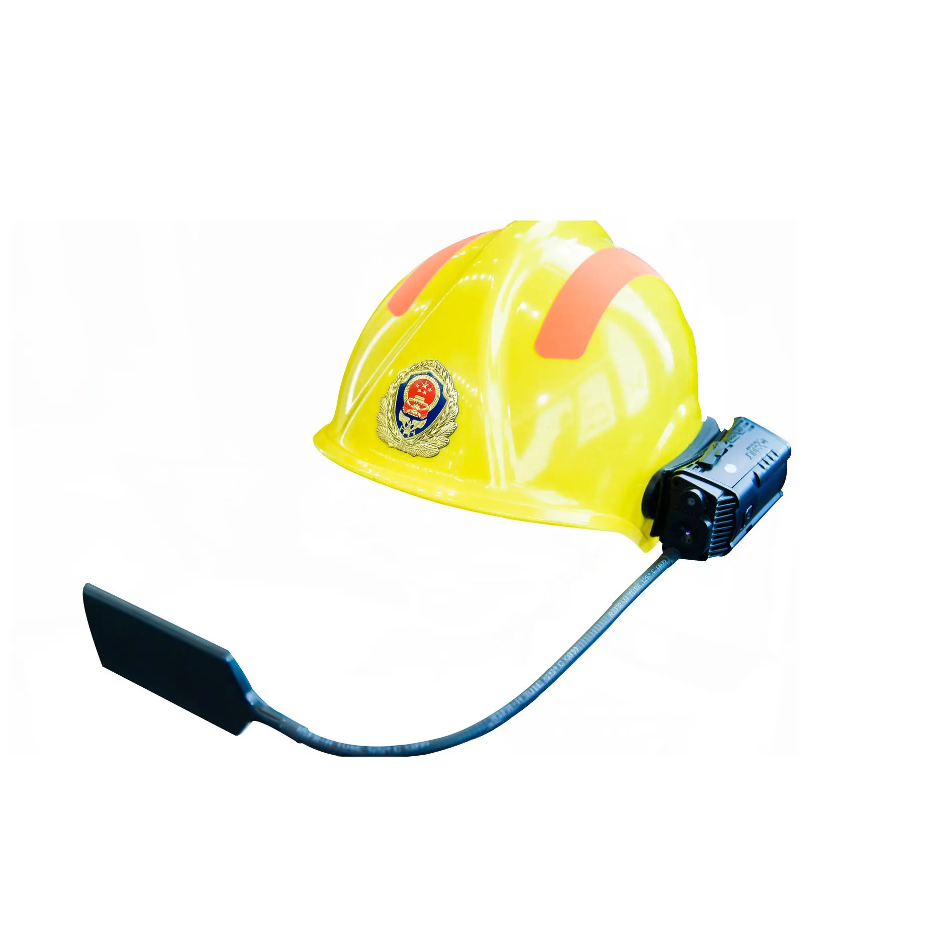 4G Smart Fire Helmet Camera with  Multi Gas Detection, Two-way Voice Call, Global  Positioning Module, Thermal Imaging System