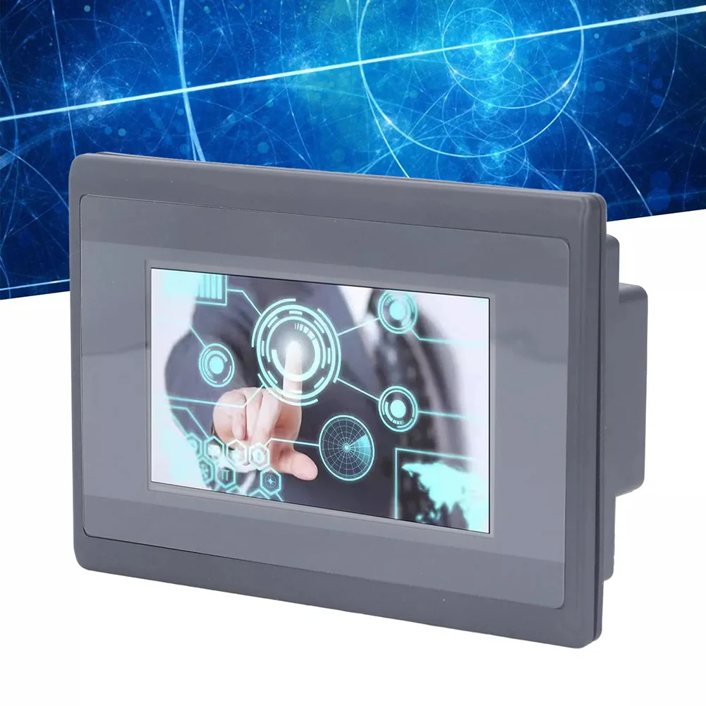 

1 Set PLC HMI All-in-one Machine 4.3-inch Touch Screen Machine Relay Output Switch 8-in 4-out DC24V Intelligent Controller