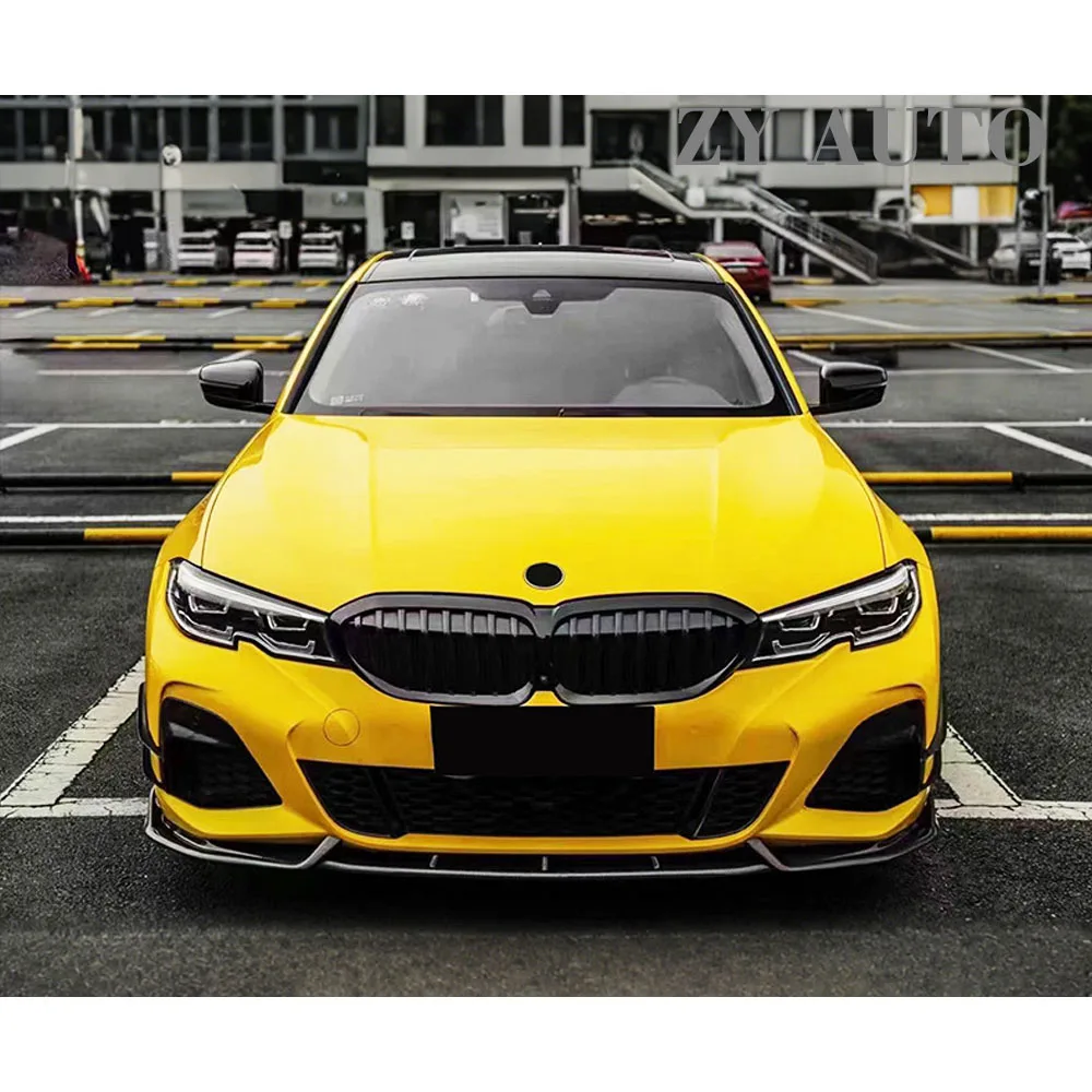 Carbon Fiber Front Lip For BMW 3 Series G20 2020 2021 2022, Front Bumper Splitter Car Exterior Tuning Accessories