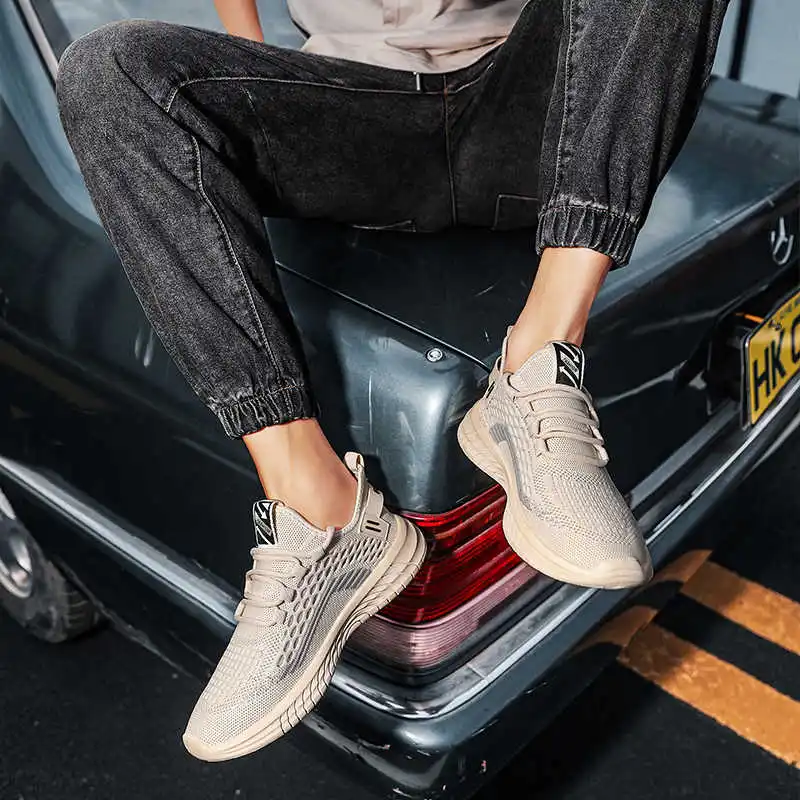 

In The Forest Flat-heeled Sneakers For Men Offer Walking Summer Moccasins 42 Shoes Sport Casuall On Sale Tenise Supplies