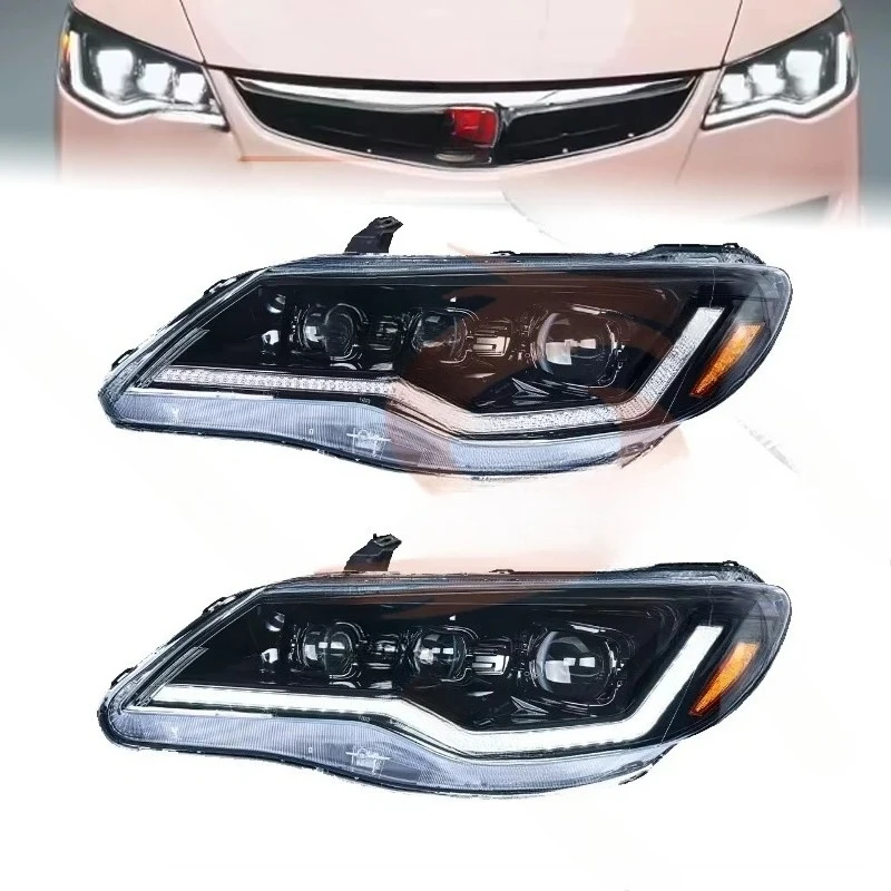 

High Quality Auto Headlights Suitable for FD2 2012-2015 Car Head Lights Front Lights Led Daytime Running Light 12-15