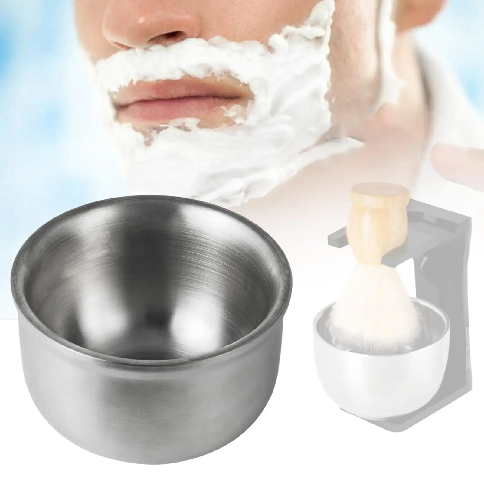 Shaving Bowl Portable Unbreakable Produce Rich Foam Shaving Cup for Gift Men