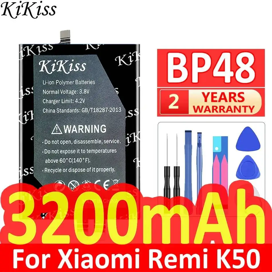 Battery BP48 3200mAh For Xiaomi Redmi K50 Gaming K50G 22041211AC‑G For Redmi K50 Champion Edition For Poco F4 GT 22041211G