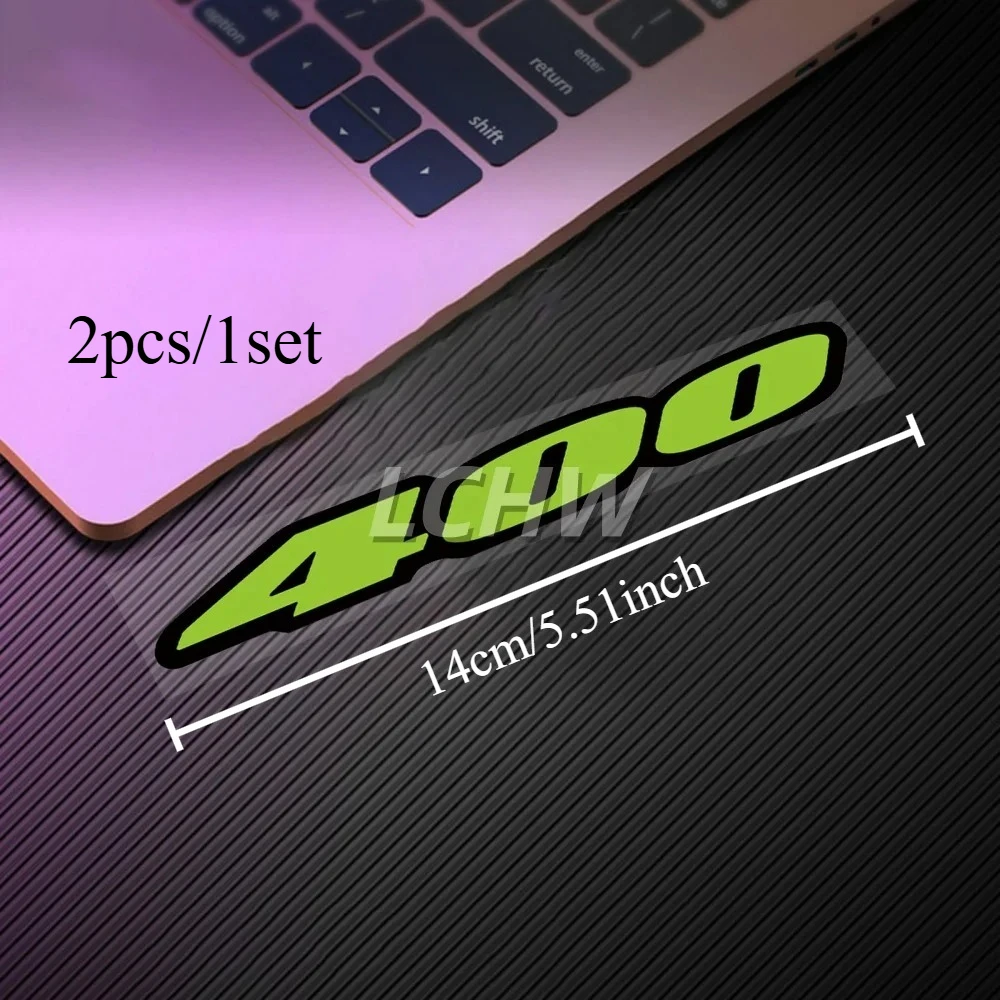 2Pcs/Set GSXR GSF GSR GSX VFR CB CBR LTZ DRZ AN VL Fazer Ninja Z 400 F R RR Motorcycle Sticker for Helmet, Body Universal Decor.